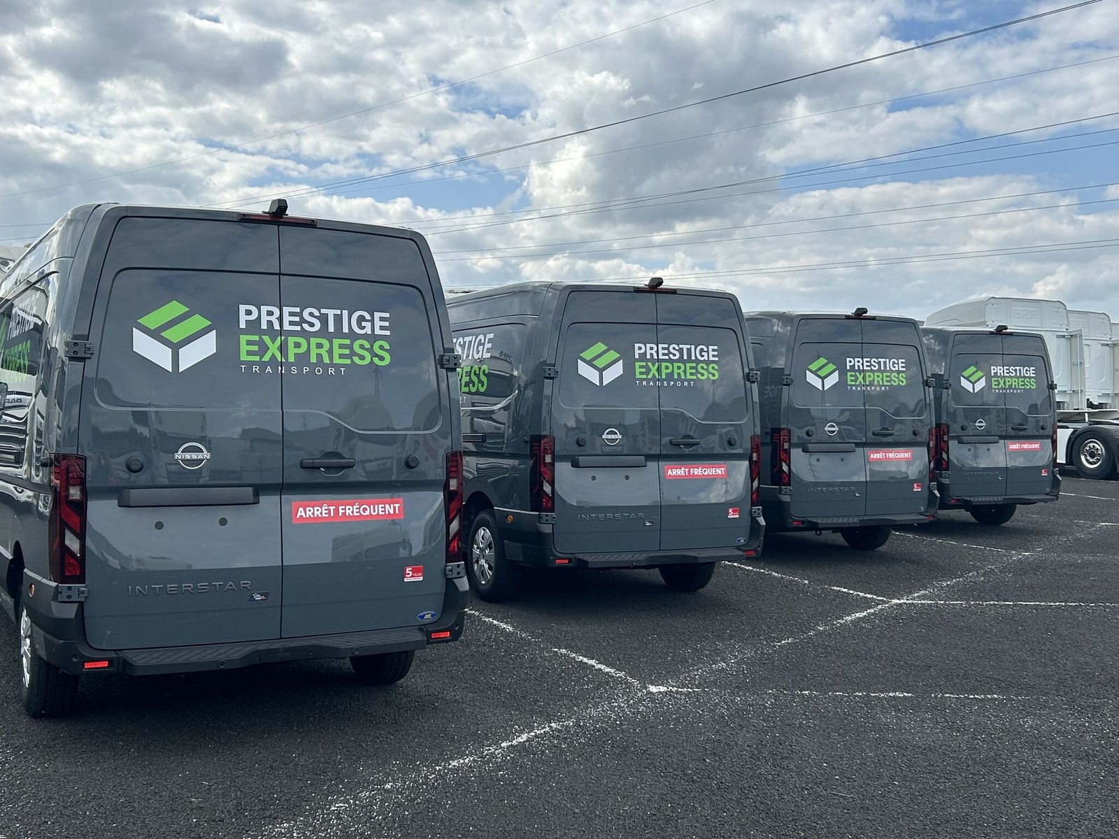 La flotte de véhicules Prestige Express